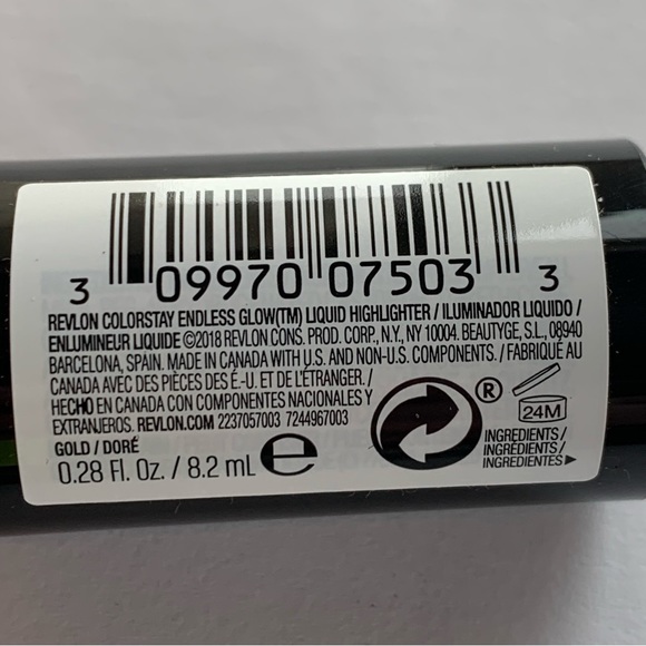 3 pieces Revlon Colorstay Endless Glow 003 Gold Liquid Highlighter.28fl.Oz 8.2ml - Picture 4 of 6